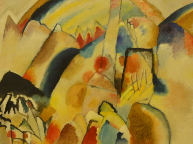 見る 風景を精神高揚させる抽象絵画の創始者 カンディンスキーの赤い斑点のある風景２: 洋館・旅・美術館めぐり【現代研究ブログ】