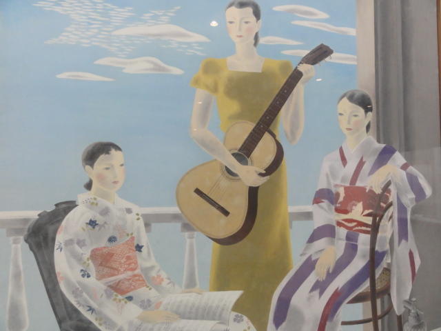 拝見 戦前の新しい日本画の追求 ３美人がリラックスする吉岡堅二の小憩: 洋館・旅・美術館めぐり【現代研究ブログ】