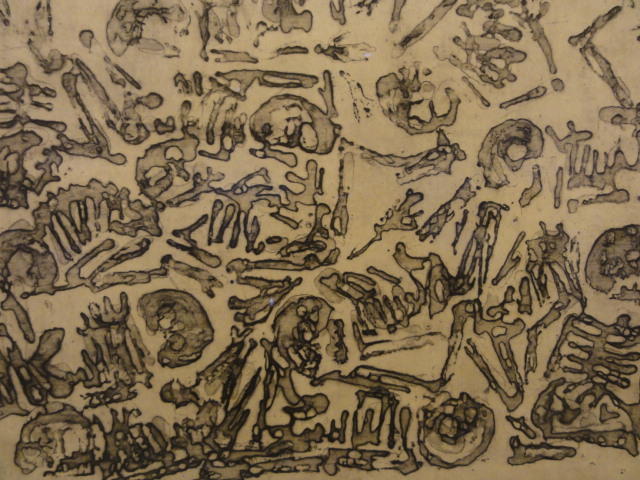 拝見 国際的な美術家・河原温の鉛筆画、菅野陽の銅版画: 洋館