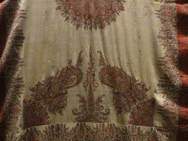 インド綴織カシミールショール インド綴織カシミールショール