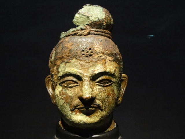 【特別セール品】 銅製 仏像駅蓮華釈迦如来仏様 仏教美術 銅器 古代アジア （拝察 工芸品